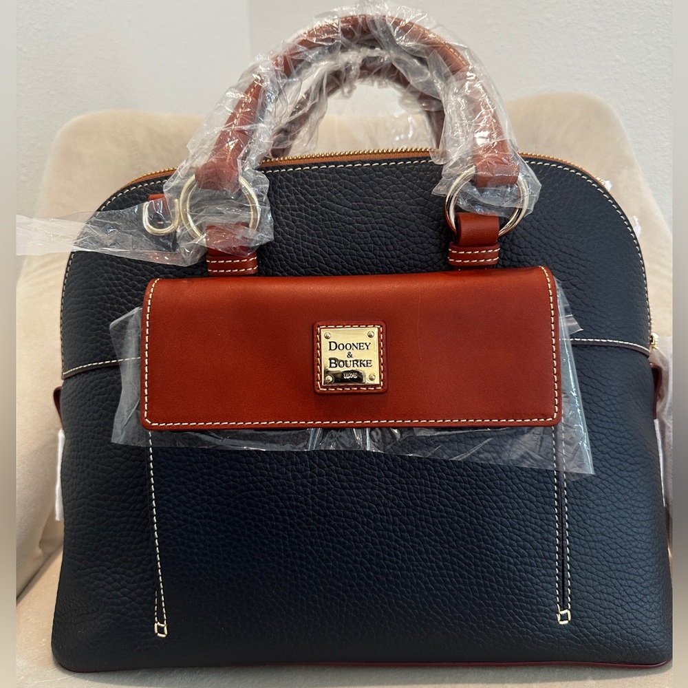Dooney & Bourke Textured Leather Satchel